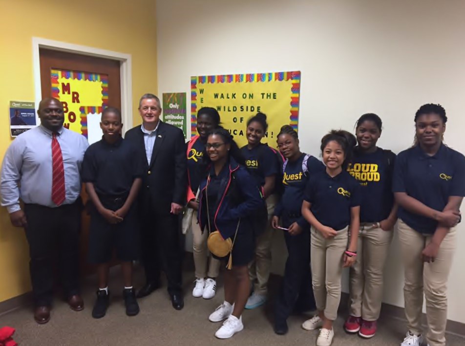 Congressman Bruce Westerman and Senator Trent Garner Visit Quest School of Pine Bluff