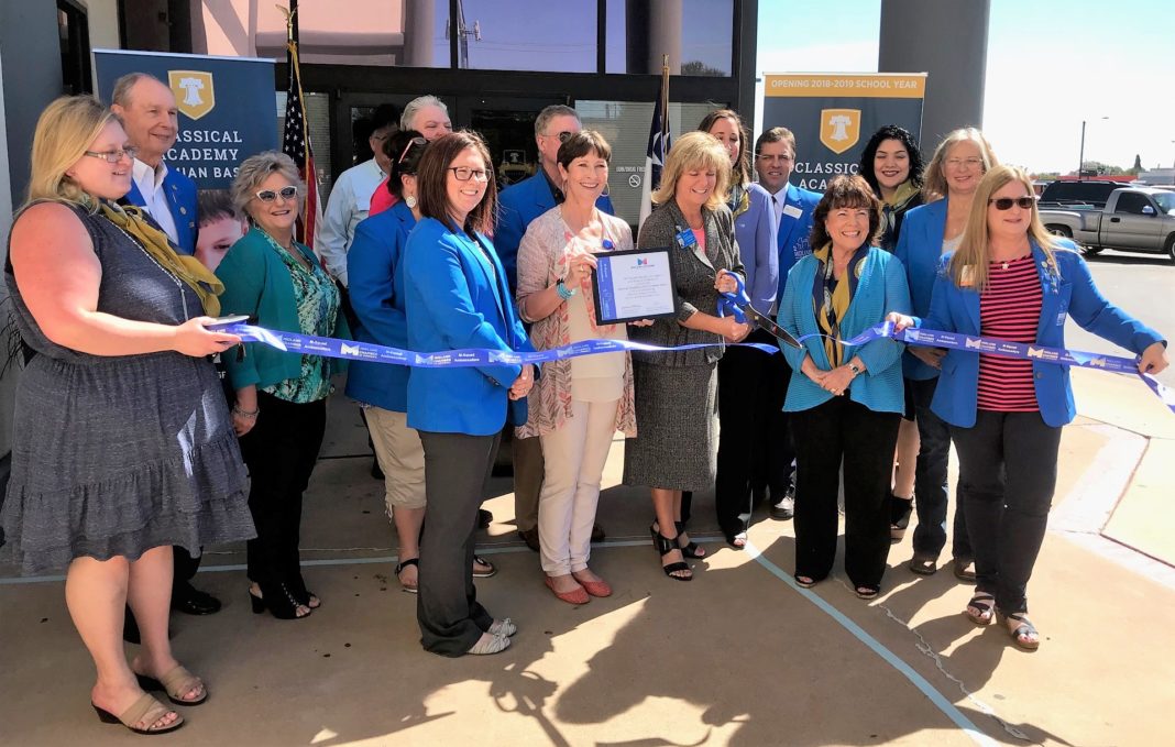 Midland Chamber Welcomes Classical Academy – Permian Basin with Ceremonial Ribbon-Cutting