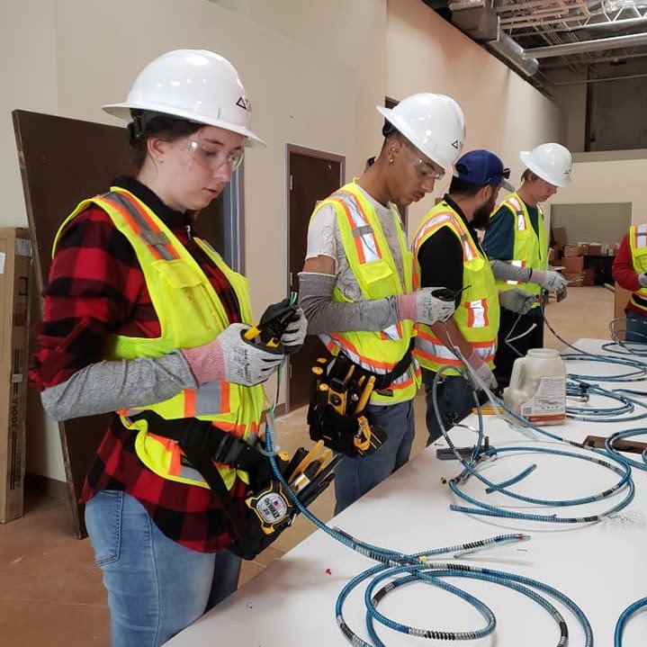 Premier High School students work towards becoming certified electricians.